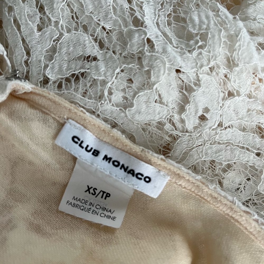 CLUB MONACO lace boho top - Picture 2 of 5